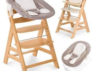 Trona evolutiva Alpha plus con el Set Newborn de Hauck