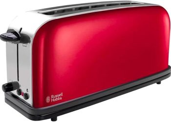 Russell Hobbs: Tostadora Colours Plus de ranura larga para 2 tostadas