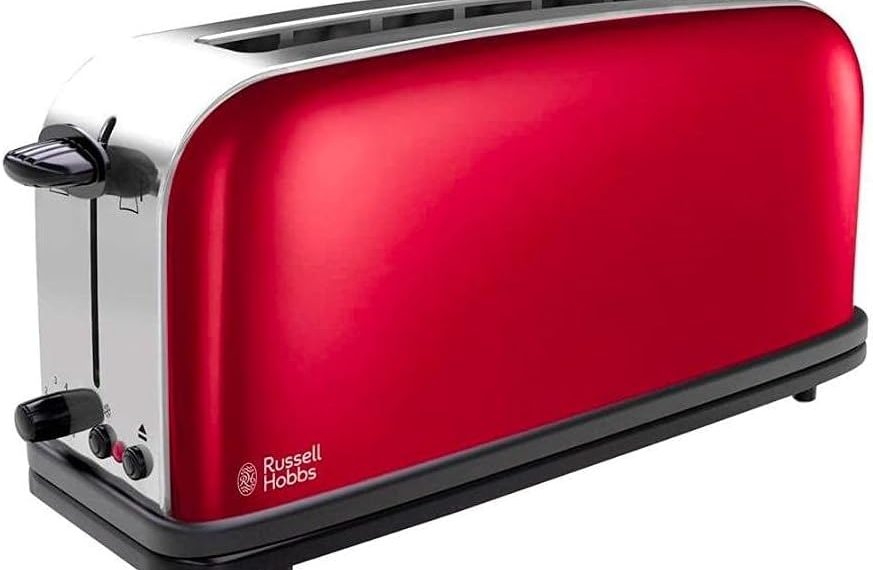 Russell Hobbs: Tostadora Colours Plus de ranura larga para 2 tostadas